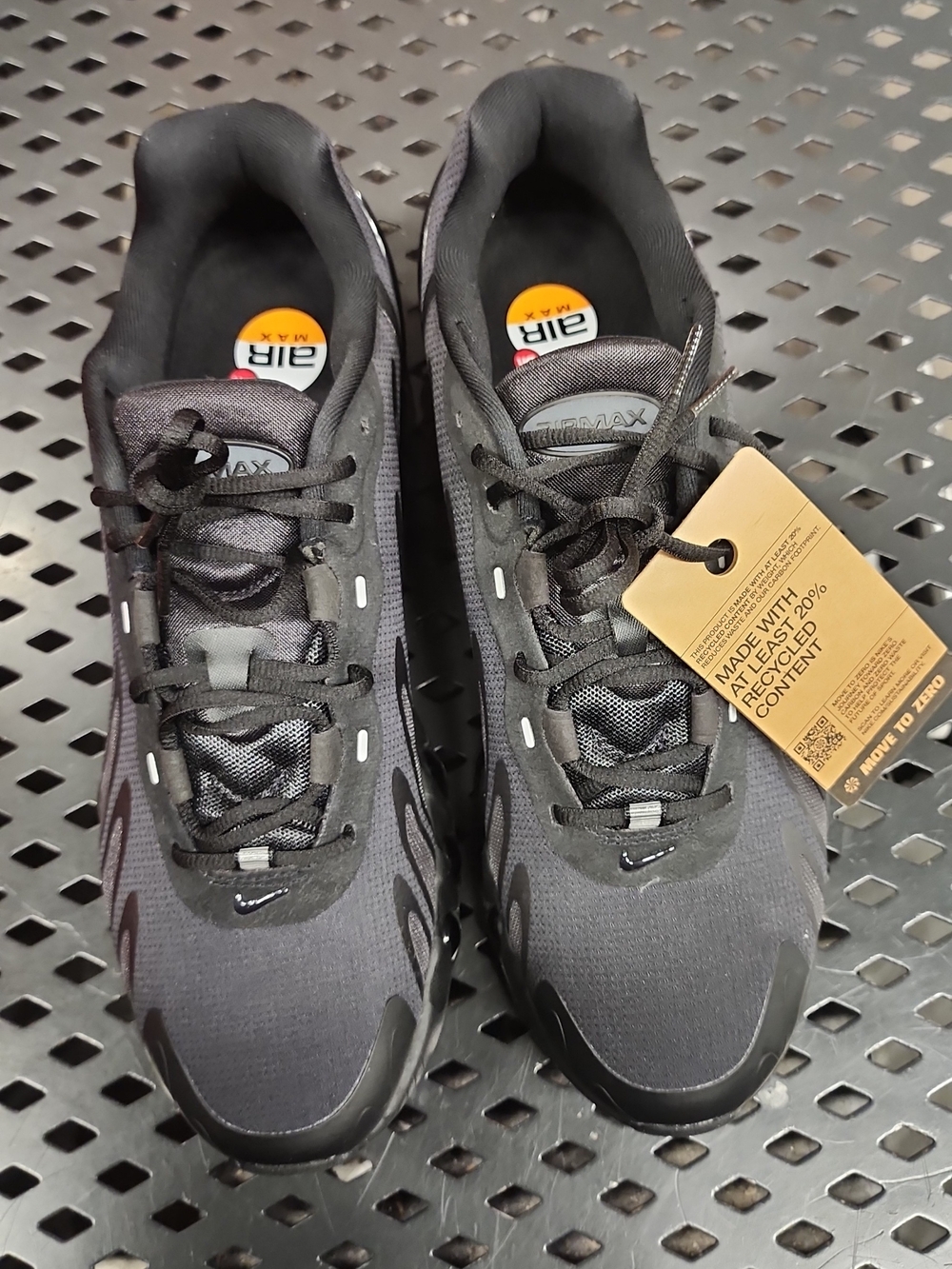 Nike Black and Dark Gray Air Max Men's Sneakers